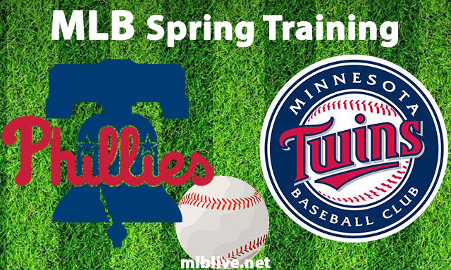Philadelphia Phillies vs Minnesota Twins Full Game Replay Mar 1, 2023 MLB Spring Training