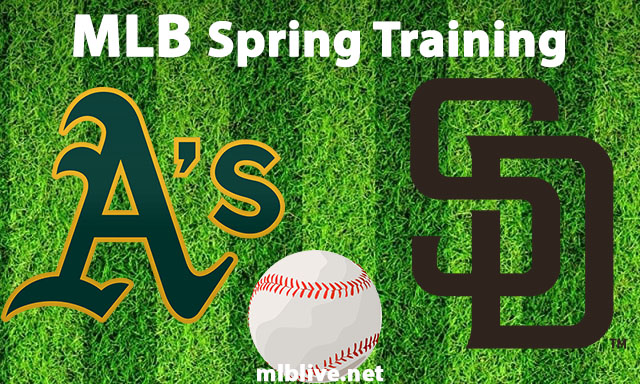 Oakland Athletics vs San Diego Padres Full Game Replay Mar 5, 2023 MLB Spring Training