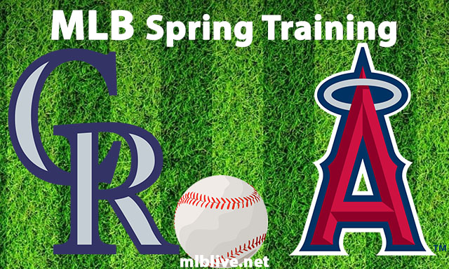 Colorado Rockies vs Los Angeles Angels Full Game Replay Mar 8, 2023 MLB Spring Training