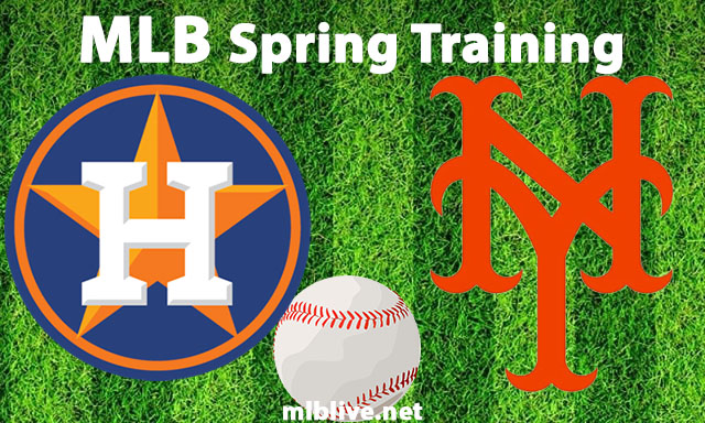 Houston Astros vs New York Mets Full Game Replay Mar 22, 2023 MLB Spring Training