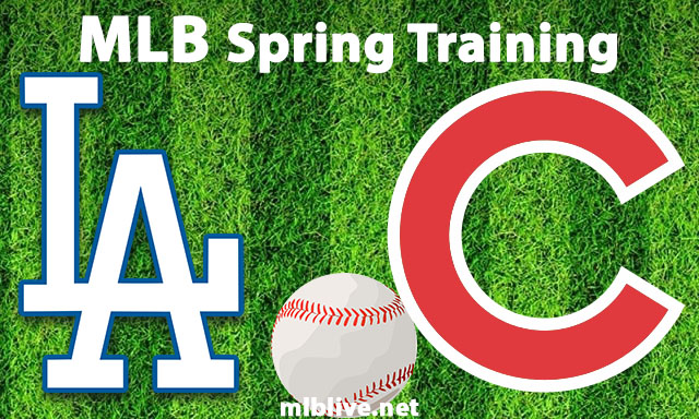 Los Angeles Dodgers vs Chicago Cubs Full Game Replay Mar 17, 2023 MLB Spring Training