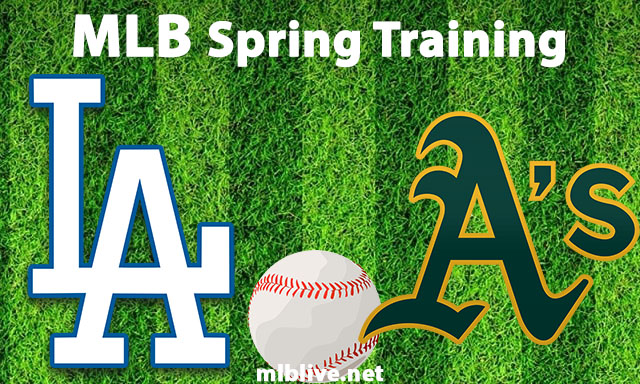 Los Angeles Dodgers vs Oakland Athletics Full Game Replay Mar 9, 2023 MLB Spring Training
