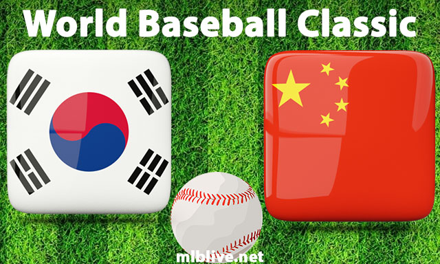 South Korea vs China Full Game Replay Mar 13, 2023 World Baseball Classic