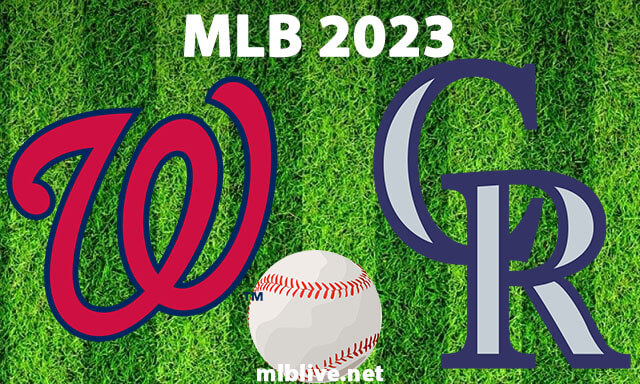 Washington Nationals vs Colorado Rockies Full Game Replay Apr 6, 2023 MLB Season