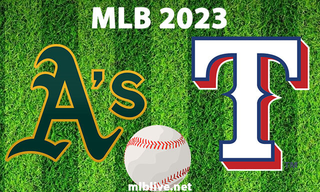 Oakland Athletics vs Texas Rangers Full Game Replay Apr 23, 2023 MLB Season